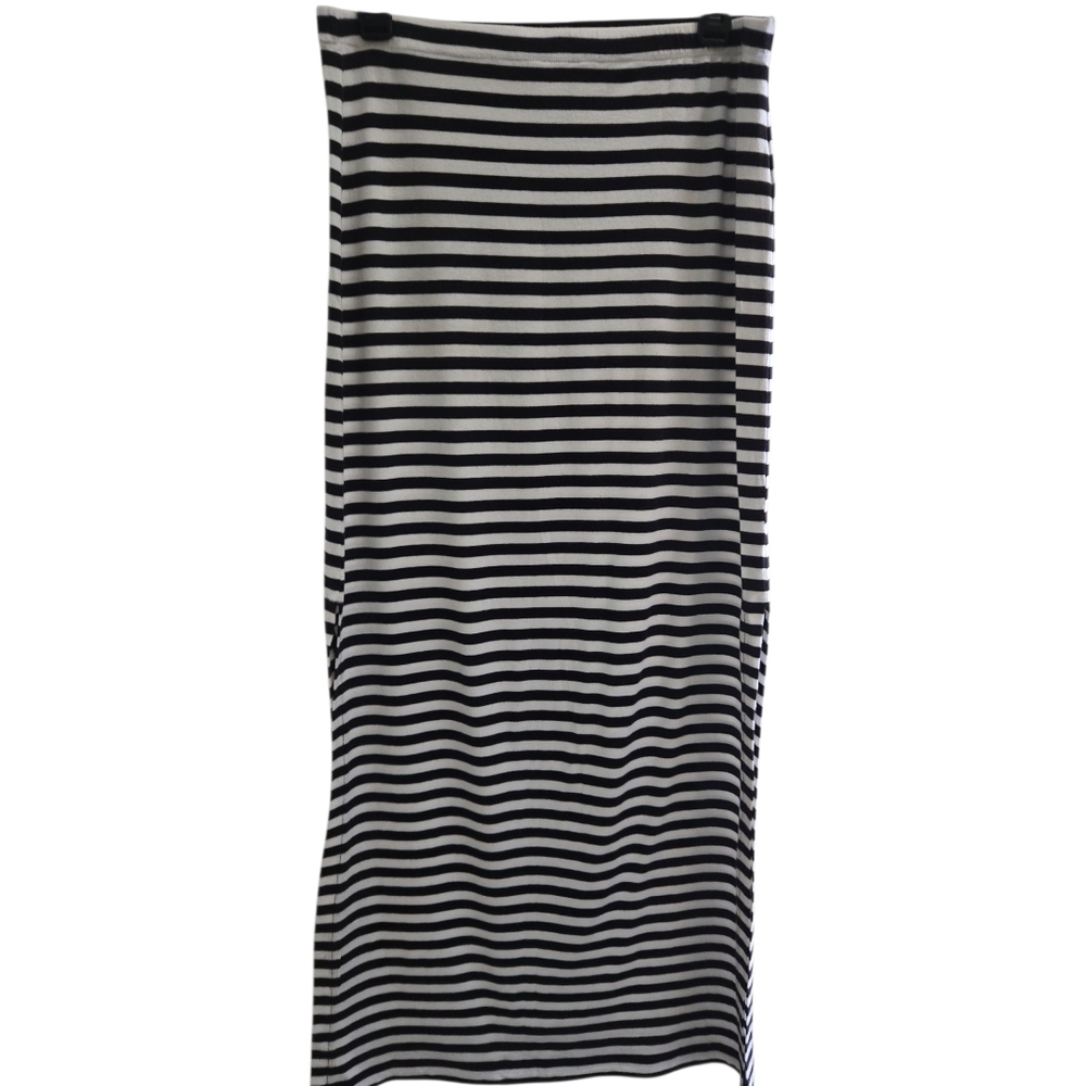 Michael Kors Black and White Maxi Skirt